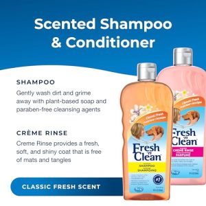 PetAg Fresh ‘n Clean Pet Shampoo & Conditioner Bundle (18oz)