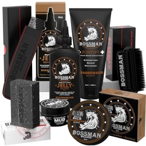 Bossman Big Boss 7-Piece Beard Care Kit | Stagecoach Scent