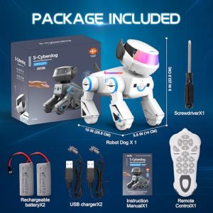 Interactive RC Robot Dog Toy: Programmable & Rechargeable