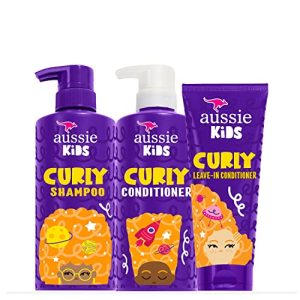 Aussie Kids Curly Hair Trio: Shampoo, Conditioner & Leave-in