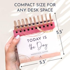 RYVE Daily Motivational Flip Calendar for Women’s Desk