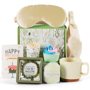 Luxurious Spa Gift Basket Set for Women (Off-White)