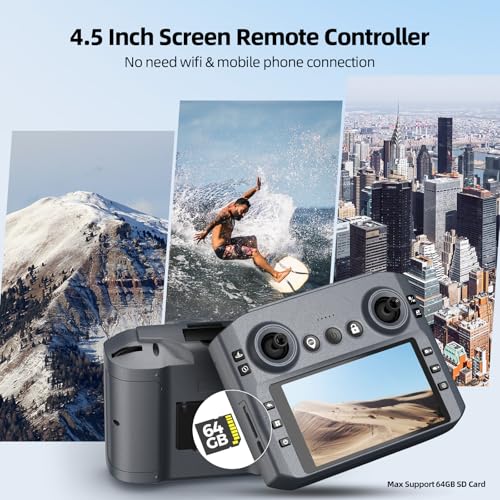 2K FPV GPS Drone with Camera & Screen Controller for Adults - Image 3