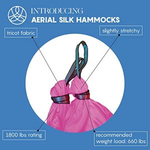 Aerial Silk Yoga Hammock & Swing Kit – Home Inversion Exercise