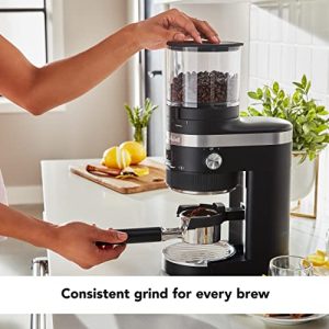 KitchenAid Burr Coffee Grinder – KCG8433 Black Matte
