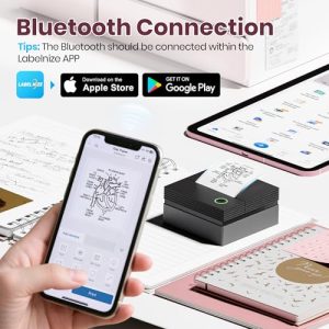 ETIKEZ Mini Bluetooth Inkless Sticker Printer – Black