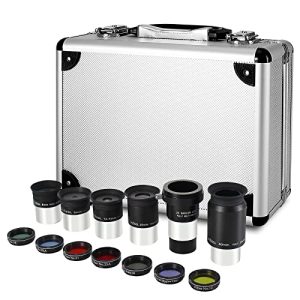 CelticBird 13-Piece Telescope Accessory Kit | Eyepieces & Filters