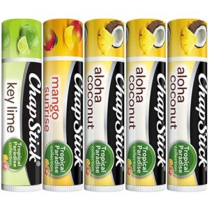 ChapStick Tropical Paradise Lip Balm Bundle (5-Piece Set)