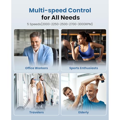 BOB & BRAD M7 Plus Mini Massage Gun with Heat - Deep Tissue - Image 3