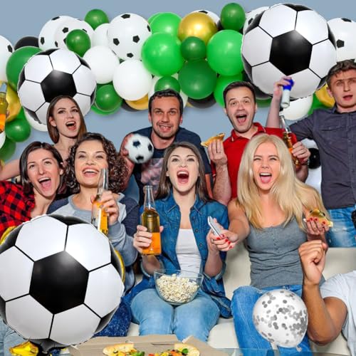 Soccer Birthday Party Kit - Balloon Arch & Decor - Image 3