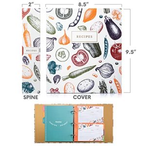 Jot & Mark Autumn Harvest 3-Ring Recipe Binder Kit