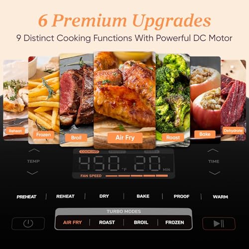 Cosori TurboBlaze 9-in-1 Air Fryer 6 Qt - Ceramic Coating - Image 5