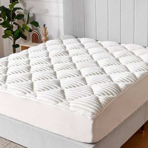 Novilla Soft Queen Mattress Topper - Plush & Warm Comfort