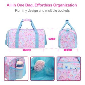 Bagseri Kids Dance & Sports Duffel Bag with Shoe Pocket