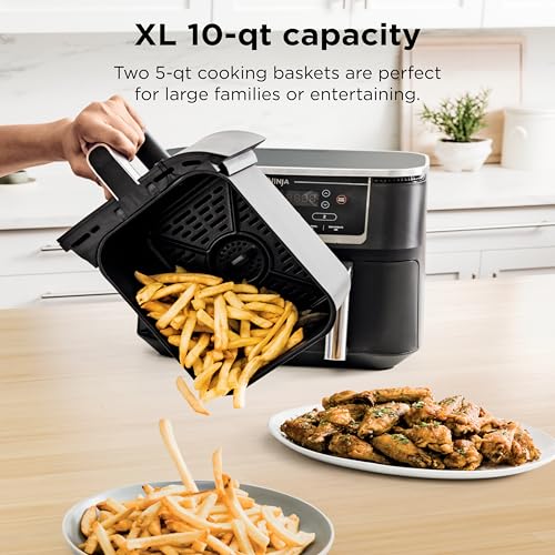 Ninja DZ550 Foodi 10 Qt Smart XL DualZone Air Fryer - Image 5