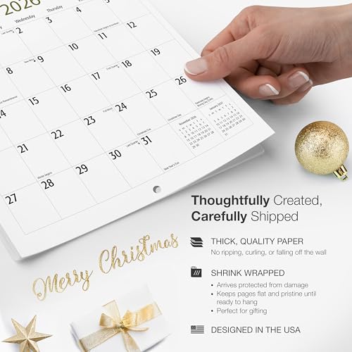 RED EMBER Yorkie Puppies 2026 Wall Calendar, 12"x24" - Image 5