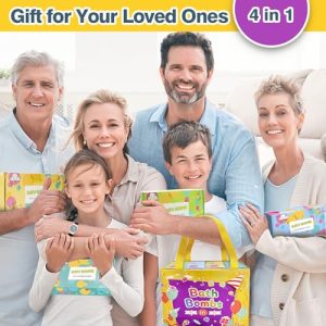 32 Pack Kids Bath Bombs with Land & Sea Animal Toys