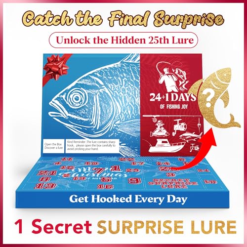 2025 Fishing Advent Calendar: Lures Set & Mystery Surprise - Image 8