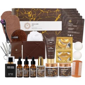 30 Pcs Men’s Sandalwood Grooming & Skin Care Gift Set