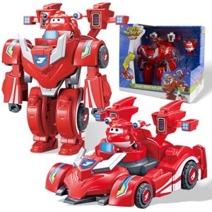 Super Wings Jett Transforming Robot & Racing Car Toy
