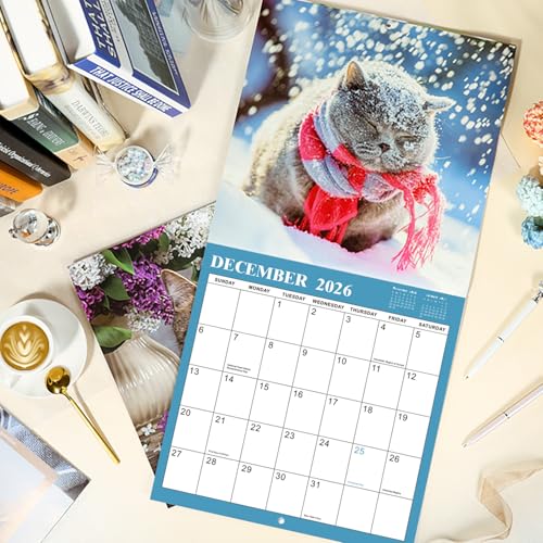 2026 Cutie Cat Wall Calendar: 12-Month Planner - Image 2