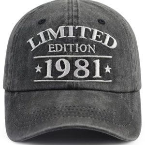 44th Birthday 1981 Limited Edition Baseball Cap Gift