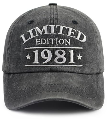 44th Birthday 1981 Limited Edition Baseball Cap Gift