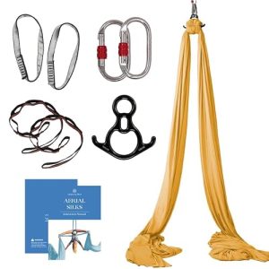 Aum Active Aerial Silks Starter Kit for Yoga & Acrobatics