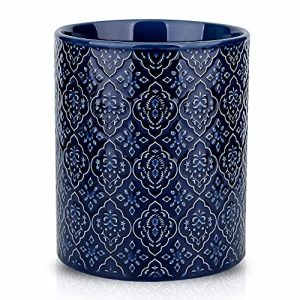 KOOV Large Ceramic Kitchen Utensil Holder – Blue