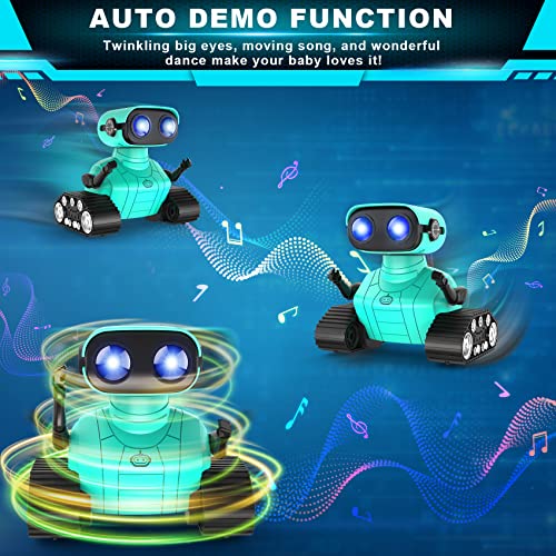 Rechargeable RC Robot Toy: Dance, Music & LED Eyes - Image 5