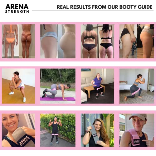 Arena Strength Fabric Booty Bands with Guide & Case - Image 6