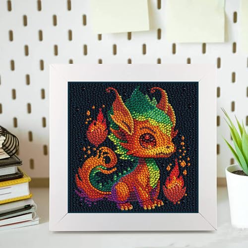 Meothan 5D Dragon Diamond Painting Kit for Kids - Image 2
