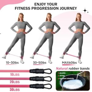 Ankle Resistance Bands with Cuffs – Glute & Leg Workout