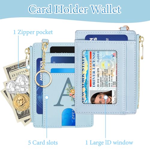 Slim Minimalist RFID Blocking Card Holder for Women - Image 4