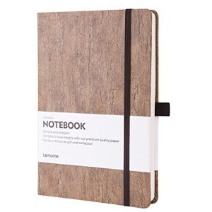 Lemome Eco-Friendly Cork A5 Ruled Notebook with Pen Loop
