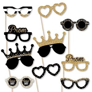 10-Piece Prom Photo Booth Props Kit – DIY Assembly
