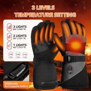 Electric Heated Gloves for Outdoor Activities & Sports