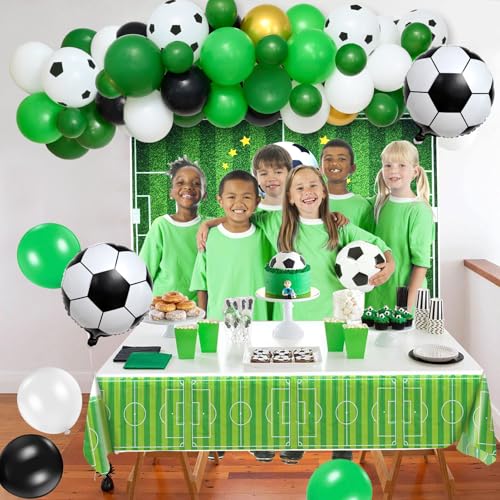 Soccer Birthday Party Kit - Balloon Arch & Decor - Image 6