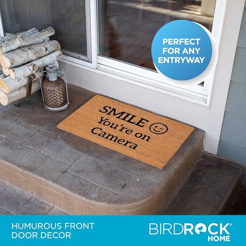 BIRDROCK HOME "Smile You're On Camera" Doormat - 18x30 - Image 5