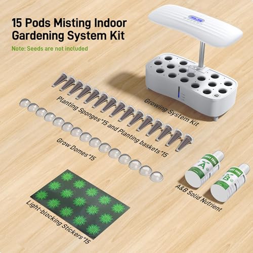 Hydroponics Growing System Kit - 15 Pods Indoor Herb Garden - Image 7