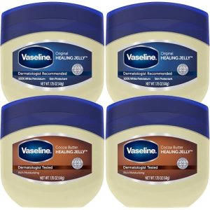 Vaseline Healing Jelly 4-Pack: Original & Cocoa Butter