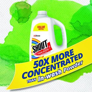 Shout Triple-Acting Laundry Stain Remover – 60oz 6-Pack