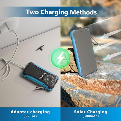 ERRBBIC 20000mAh Solar Power Bank: Outdoor Wireless Charger - Image 4