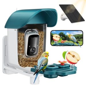 Solar Bird Feeder with AI Camera – Smart Bird Watching
