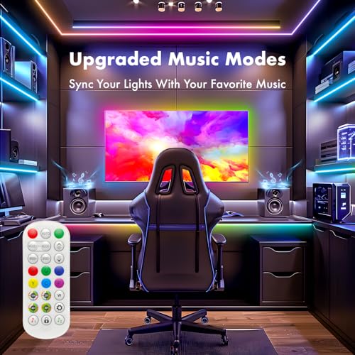 ATHONO 100ft IC+RGB LED Strip Lights | Music Sync & App Control - Image 3