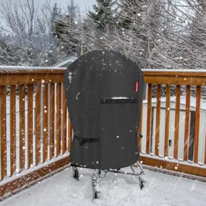 Porch Shield Kettle Grill Cover – Waterproof 600D Black