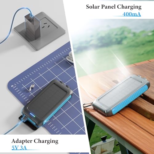 49800mAh Solar Power Bank: Fast Charging & Waterproof - Image 3