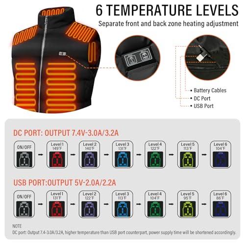 Lightweight USB Heated Vest for Men & Women | Adjustable Temp - Image 3