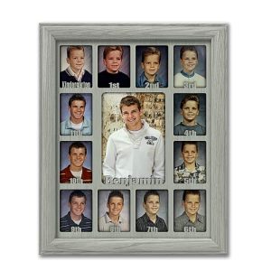 Personalized K-12 School Years Picture Frame | Graduation Gift