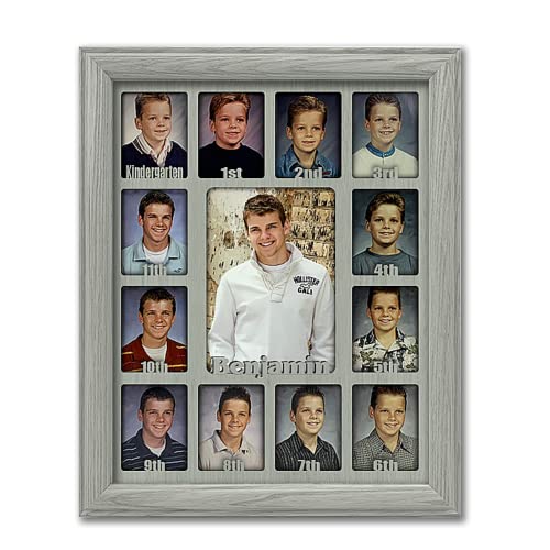Personalized K-12 School Years Picture Frame | Graduation Gift